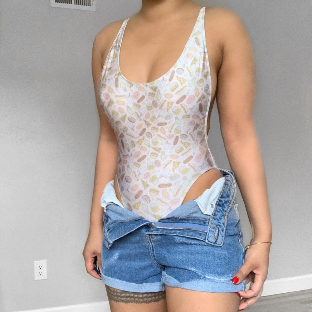American Apparel “Food Junkie” One Piece Swim
